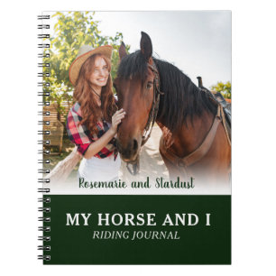 Mijn paard en ik Rij-dagboek Persoonlijke foto Notitieboek