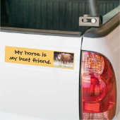 Mijn paard is mijn beste vriend sticker (Op Truck)