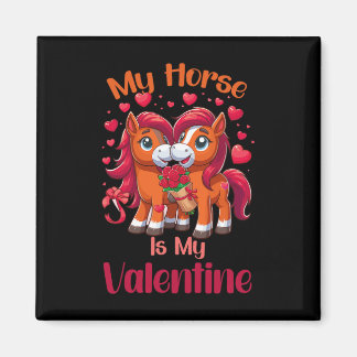 Mijn paard is mijn Valentijnsdag  paard. Magneet