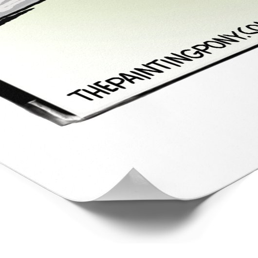 Mijn paard is misplaatst poster (Hoek)