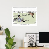 Mijn paard is misplaatst poster (Thuiskantoor)