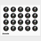 Mijn paard roept & ik moet grappig paard gaan ronde sticker (Vel)