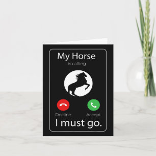 Mijn paard roept dat ik een grappig paard moet gaa kaart