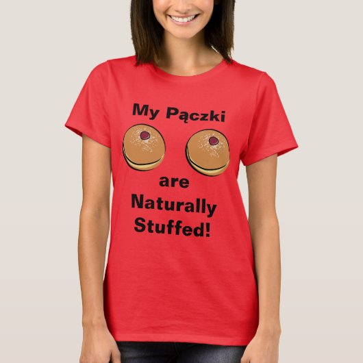 Mijn Paczki zijn natuurlijk gegrift! T-shirt (Voorkant)