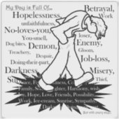 Mijn pad is mijn eigen pad1 sticker (Voorkant)