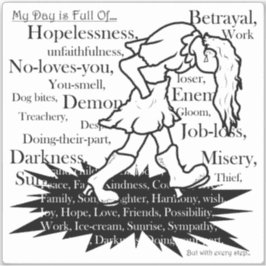 Mijn pad is mijn eigen pad3 sticker