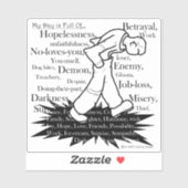 Mijn pad is mijn eigen weg2 sticker (Vel)