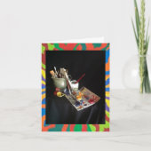 Mijn Palet van de Waterverf van de primaire kleure Kaart (Voorkant)