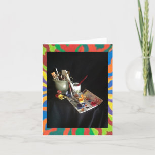 Mijn Palet van de Waterverf van de primaire kleure Kaart