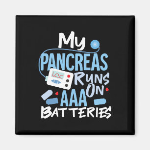 Mijn pancreas loopt op AAA batterijen Type 1 diabe Magneet