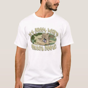 Mijn papa draagt gevechtsboeken t-shirt