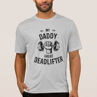 Mijn papa Grote Deadlifter T-shirt