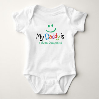 "Mijn papa is..." Babykleding Romper