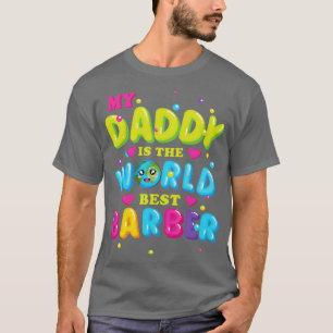Mijn papa is de beste kapper ter wereld t-shirt