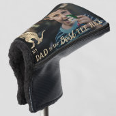 Mijn papa is de beste Tee Rex Kids foto Golfheadcover (3/4 voorkant)