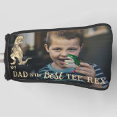 Mijn papa is de beste Tee Rex Kids foto Golfheadcover (Voorkant)