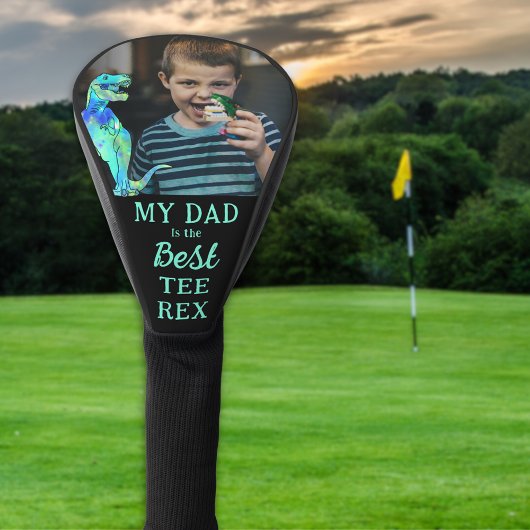 Mijn papa is de beste Tee Rex Kids foto Golfheadcover
