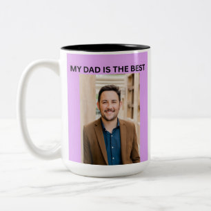 MIJN PAPA IS DE BESTE TWEEKLEURIGE KOFFIEMOK