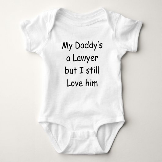 Mijn papa is een advocaat. romper (Voorkant)