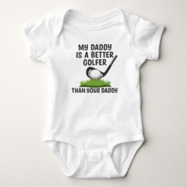 Mijn papa is een betere golfer dan jouw papa romper