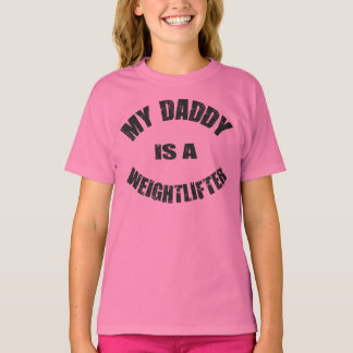 Mijn papa is een gewichtheffer t-shirt