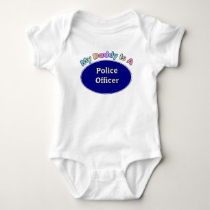 Mijn papa is een politiefunctionaris Baby-cadeautj Romper