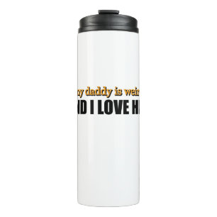 Mijn papa is raar en ik hou van hem Grappig papa c Thermosbeker