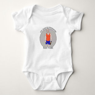 Mijn papa is sterker dan de jouwe romper