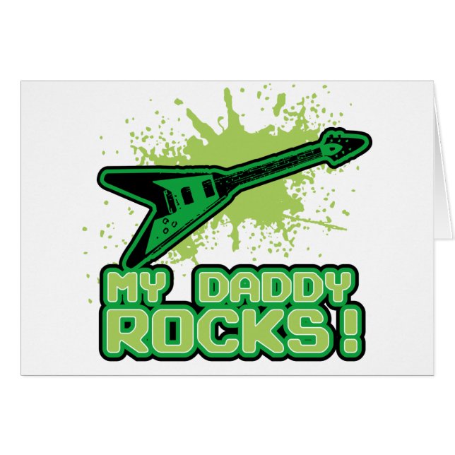 Mijn papa Rocks. (Voorkant Horizontaal)