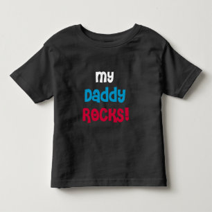 Mijn papa Rocks Kinder Shirts