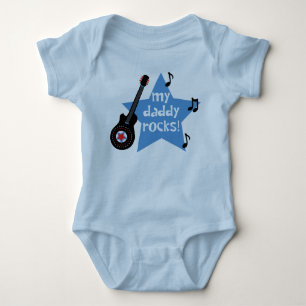 Mijn papa Rocks Romper
