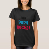 Mijn Papa Rocks T-shirts en geschenken (Voorkant)