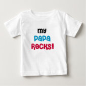 Mijn Papa Rocks Tshirts en geschenken (Voorkant)