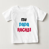 Mijn Papa Rocks Tshirts en geschenken (Voorkant)