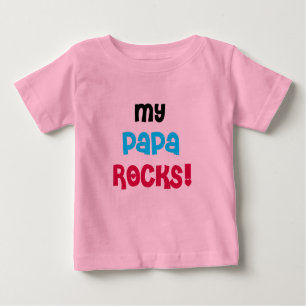 Mijn Papa Rocks Tshirts en geschenken