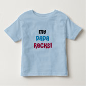 Mijn Papa Rocks Tshirts en geschenken (Voorkant)