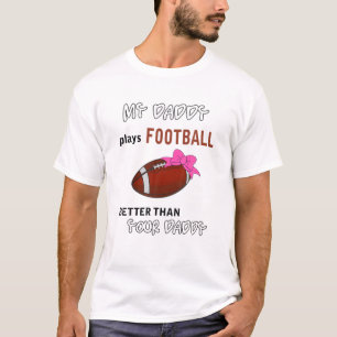 Mijn papa speelt Football beter dan je papa jongen T-shirt