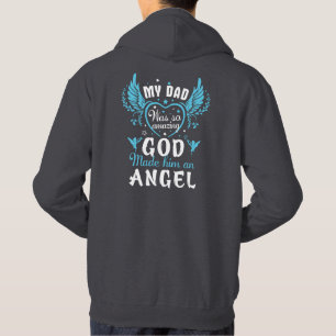 Mijn papa was zo geweldig, god maakte hem een enge hoodie