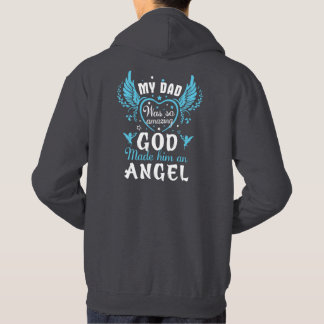 Mijn papa was zo geweldig, god maakte hem een enge hoodie