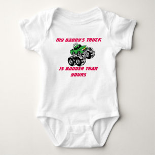 Mijn papa's truck is nog slechter dan je Baby. Romper