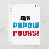 Mijn Papaw Rocks T-shirts en cadeautjes Briefkaart (Voorkant / Achterkant)