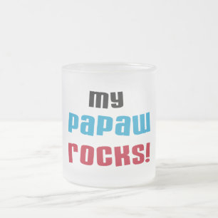 Mijn Papaw Rocks T-shirts en cadeautjes Matglas Koffiemok
