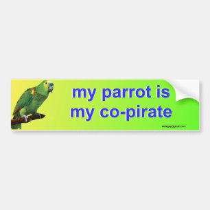 mijn papegaai bumpersticker