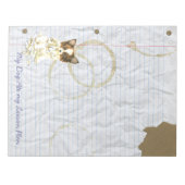 Mijn Papillon Ate mijn lesplan Notitieblok (Voorkant)