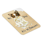 Mijn Papillon Ate mijn thuiswerk Magneet (Rechterzijde)