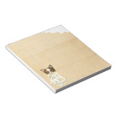 Mijn Papillon Ate mijn thuiswerk Notitieblok (Schuin)