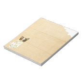 Mijn Papillon Ate mijn thuiswerk Notitieblok (Linkerzijde)