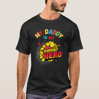 Mijn pappie is mijn superheld t-shirt
