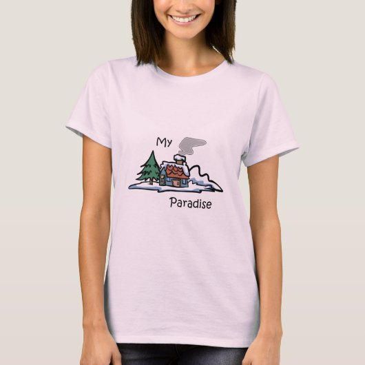 Mijn paradijsontwerp t-shirt (Voorkant)