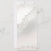 Mijn parel bruiloft kaart (Achterkant)